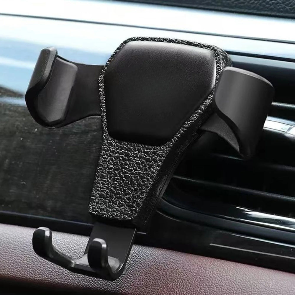 Support de téléphone voiture par gravité – Clip de ventilation compatible iPhone et smartphones GPS