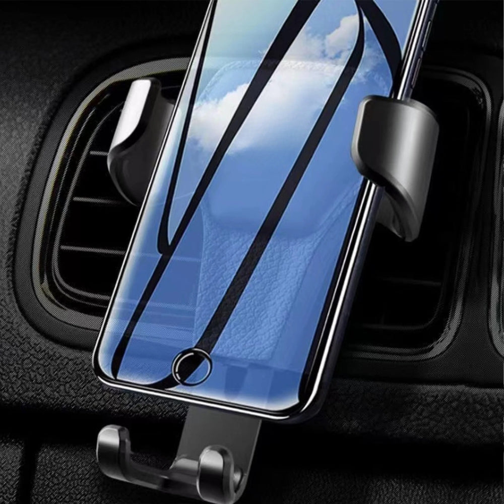 Support de téléphone voiture par gravité – Clip de ventilation compatible iPhone et smartphones GPS