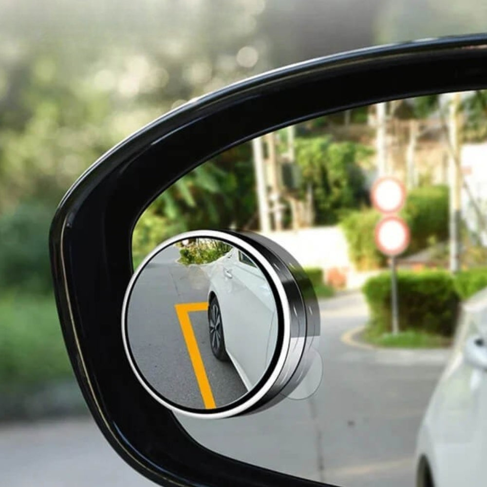 Rétroviseur d’angle mort réglable 360° – miroir convexe grand angle pour voiture, lot de 2