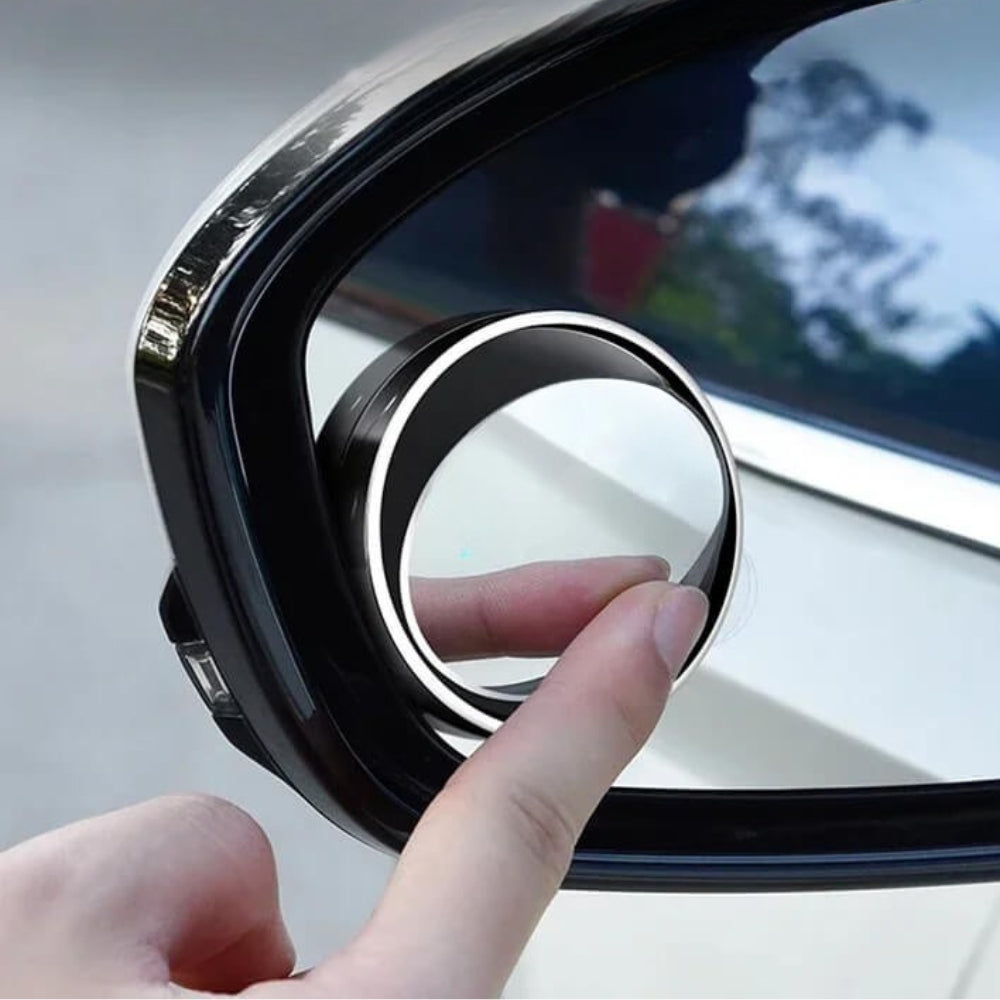 Rétroviseur d’angle mort réglable 360° – miroir convexe grand angle pour voiture, lot de 2