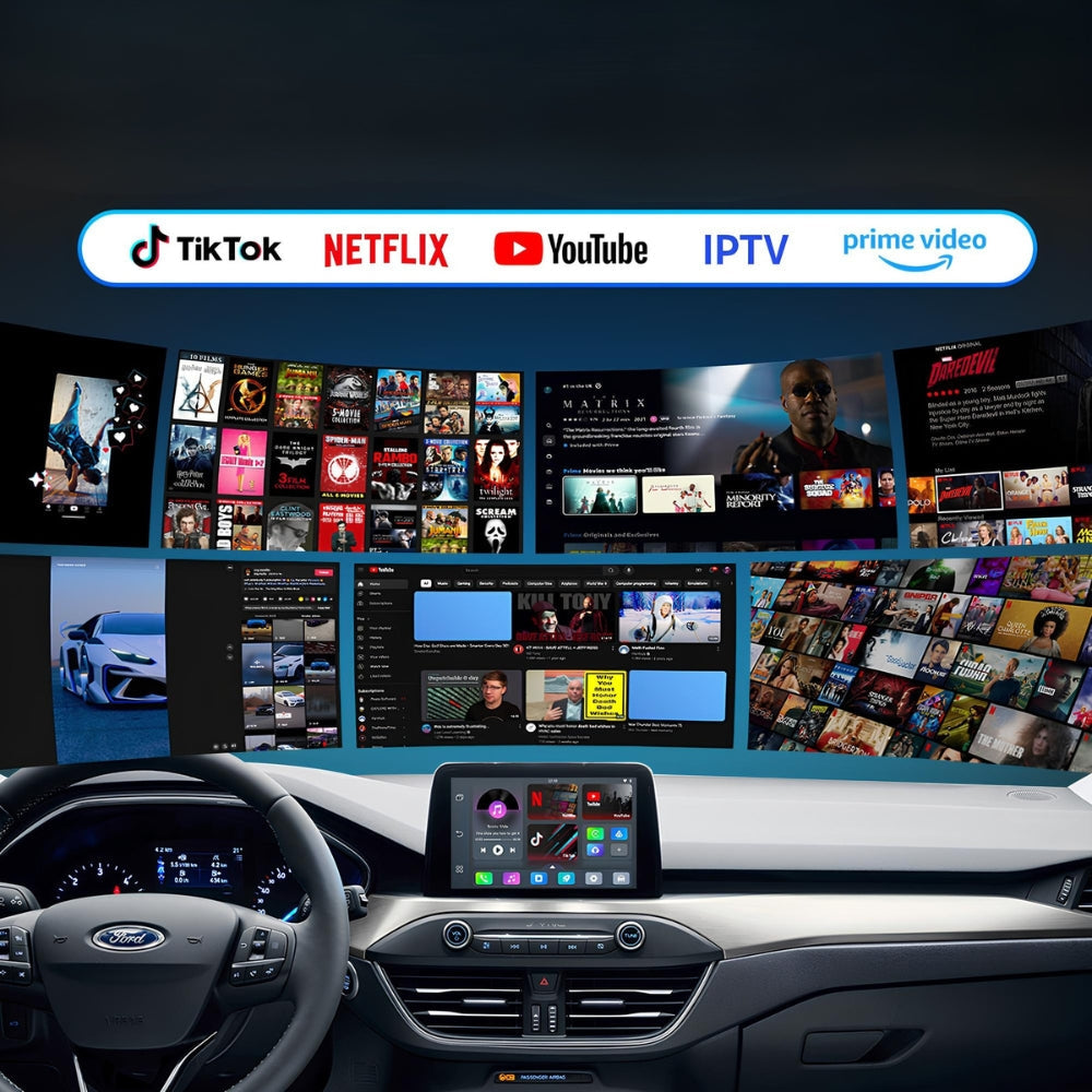 Box multimédia voiture OTTOCAST Play2Video Pro – Adaptateur CarPlay et Android Auto sans fil